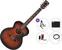 Chitarra Semiacustica Jumbo Bromo BAN8E Premium SET Vintage Sunburst Chitarra Semiacustica Jumbo