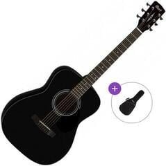 Guitarra jumbo Cort AF510 Basic SET Black Satin Guitarra jumbo