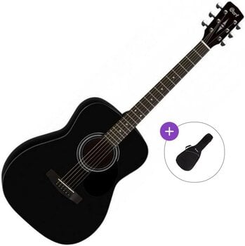 Ακουστική Κιθάρα Jumbo Cort AF510 Basic SET Black Satin Ακουστική Κιθάρα Jumbo - 1