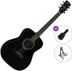 Ακουστική Κιθάρα Jumbo Cort AF510 Standard SET Black Satin Ακουστική Κιθάρα Jumbo