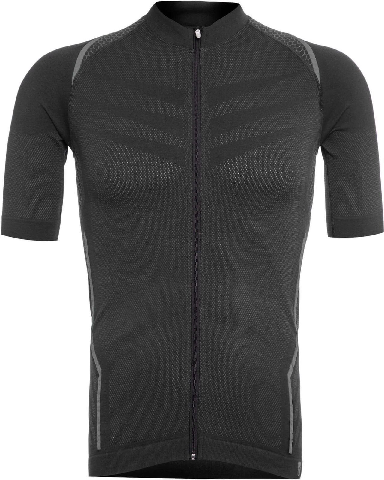 Kolesarski dres, majica Funkier Respirare Jersey Črna-Siva XL/2XL