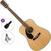 Dreadnought kitarr Fender CD-60S WN LH Standard SET Natural Dreadnought kitarr