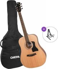 Gitara akustyczna Cascha CGA 200 Basic SET Natural Gitara akustyczna