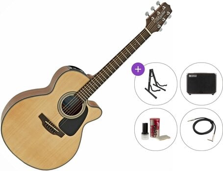 Chitarra Semiacustica Jumbo Takamine GX18CE Premium SET Natural Satin Chitarra Semiacustica Jumbo - 1