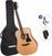 Gitara akustyczna Cascha CGA 200 Standard SET Natural Gitara akustyczna