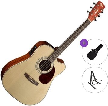 Dreadnought Elektro-Akustikgitarren Cort MR500E Standard SET Open Pore Dreadnought Elektro-Akustikgitarren - 1