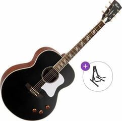 Elektroakustična jumbo Cort CJ-Retro Basic SET Vintage Black Matte Elektroakustična jumbo