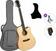 Akustična gitara Cascha CGA300 Standard SET Natural Akustična gitara