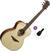 Jumbo Akustikgitarre LAG Tramontane 88 T88A Basic SET Natural Jumbo Akustikgitarre