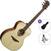 Jumbo akustična gitara LAG Tramontane 88 T88A Standard SET Natural Jumbo akustična gitara