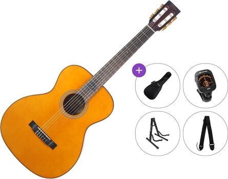 Akustická gitara Valencia VA434 Premium SET Vintage Natural Akustická gitara - 1