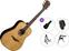 Gitara akustyczna LAG Tramontane 118 T118D Premium SET Natural Gitara akustyczna