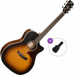 elektroakustinė gitara Cort GA1E Basic SET Open Pore Sunburst elektroakustinė gitara