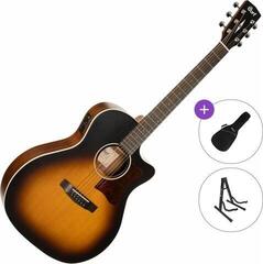 elektroakustinė gitara Cort GA1E Standard SET Open Pore Sunburst elektroakustinė gitara
