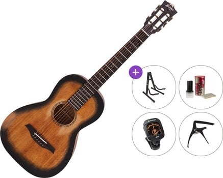 Folk Guitar Bromo BAR6H Premium SET Historic Sunburst Folk Guitar - 1