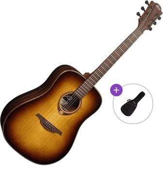 Gitara akustyczna LAG Tramontane 118 T118D Basic SET Brown Shadow Gitara akustyczna - 1