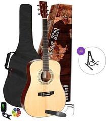 Ακουστική Κιθάρα SX SD704K Basic SET Natural Ακουστική Κιθάρα