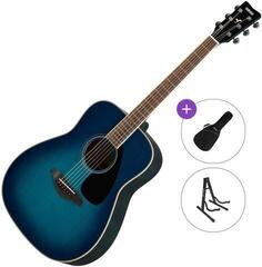 Guitare acoustique Yamaha FG820 SB II Standard SET Sunset Blue Guitare acoustique