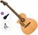Chitarra Semiacustica Jumbo Fender Newporter Player LH Standard SET Natural Chitarra Semiacustica Jumbo