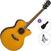 Chitarra Semiacustica Jumbo Yamaha CPX600 Standard SET Vintage Tint Chitarra Semiacustica Jumbo