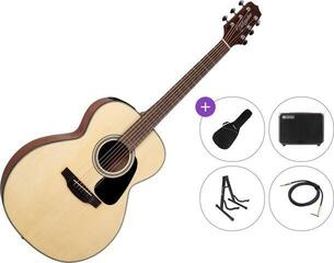 elektroakustisk guitar Takamine GLN12E Premium SET Natural Satin elektroakustisk guitar