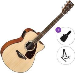 Elektroakustična jumbo Yamaha FSX800C Standard SET Natural Elektroakustična jumbo