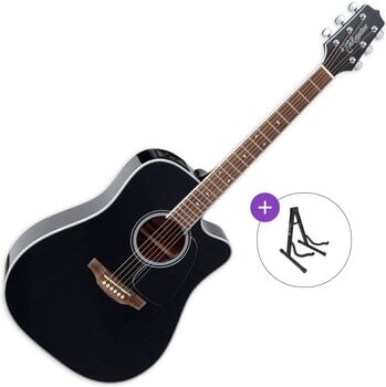 Dreadnought z elektroniką Takamine GD34CE Basic SET Black Dreadnought z elektroniką - 1