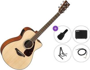 Elektroakustična jumbo Yamaha FSX800C Premium SET Natural Elektroakustična jumbo