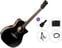 Elektroakustična jumbo Cort ESSENCE-GA4 Premium SET Black Elektroakustična jumbo