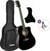 Ακουστική Κιθάρα Cascha CGA100BK Basic SET Black Ακουστική Κιθάρα