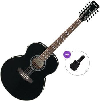 12-keelne elektroakustiline kitarr Ibanez AJ7012M1E-BK Basic SET Black 12-keelne elektroakustiline kitarr - 1