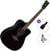 Chitară electro-acustică Dreadnought Yamaha FGX800C Standard SET Black Chitară electro-acustică Dreadnought