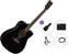 Chitară electro-acustică Dreadnought Yamaha FGX800C Premium SET Black Chitară electro-acustică Dreadnought