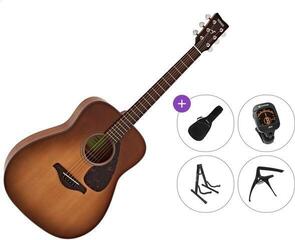 Dreadnought-gitar Yamaha FG800 Premium SET Sand Burst Dreadnought-gitar