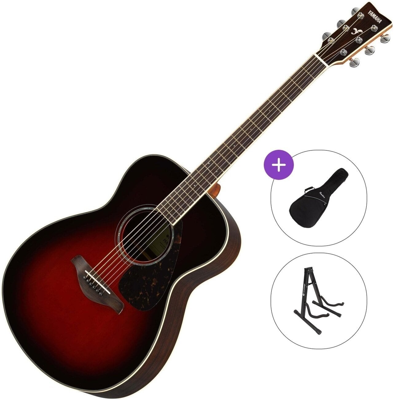 Ακουστική Κιθάρα Yamaha FS830 Standard SET Tobacco Brown Sunburst Ακουστική Κιθάρα
