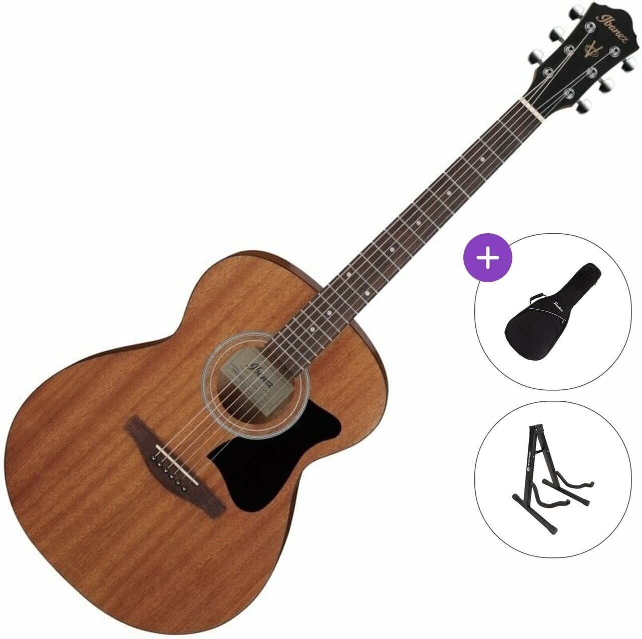 Jumbokitara Ibanez VC44-OPN Standard SET Open Pore Natural Jumbokitara