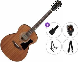 Jumbo Akustikgitarre Ibanez VC44-OPN Premium SET Open Pore Natural Jumbo Akustikgitarre