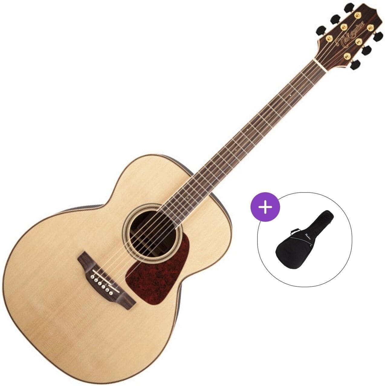 Jumbo ģitāra Takamine GN93 Basic SET Natural Jumbo ģitāra
