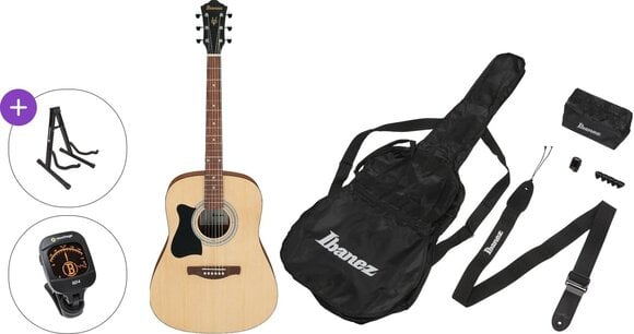 Dreadnought-kitara Ibanez V50LNJP-OPN Standard SET Open Pore Natural Dreadnought-kitara - 1