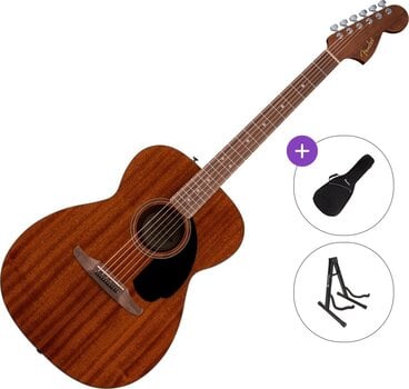 Jumbo Guitar Fender California Standard Monterey Standard SET Natural Sapele Jumbo Guitar - 1