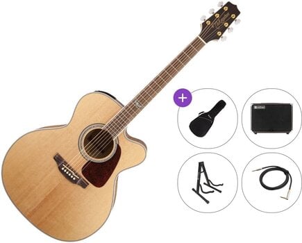 electro-acoustic guitar Takamine GJ72CE Premium SET Natural electro-acoustic guitar - 1