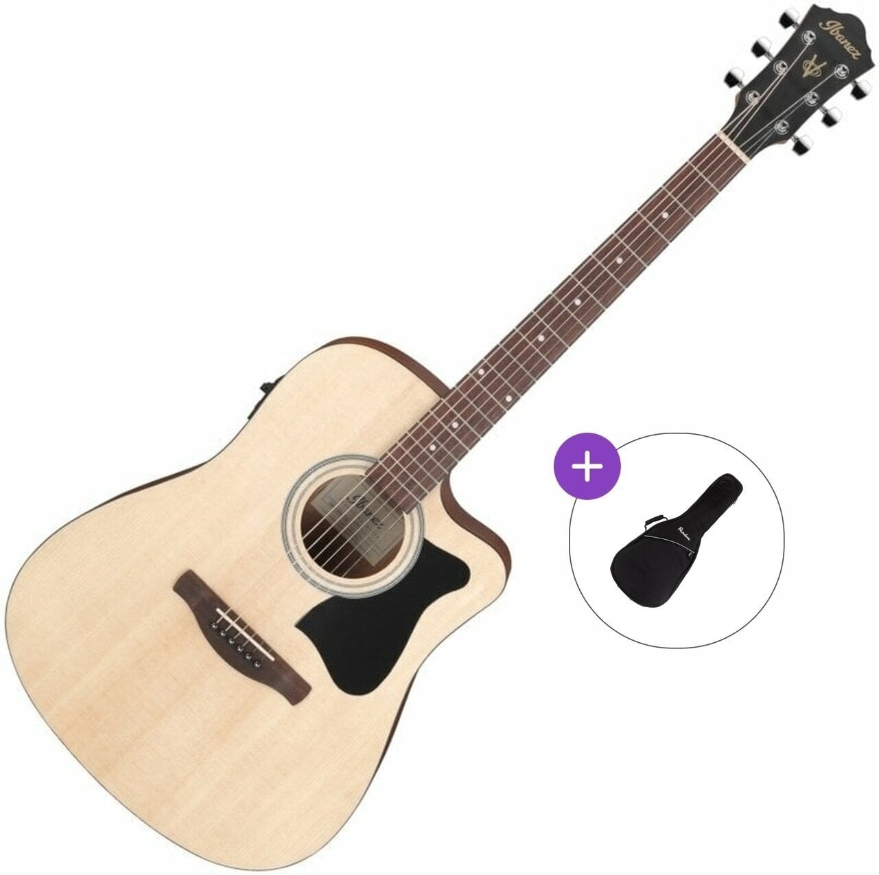 Dreadnought Ηλεκτροακουστική Κιθάρα Ibanez V40CE-OPN Basic SET Open Pore Natural Dreadnought Ηλεκτροακουστική Κιθάρα