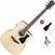 Elektroakustinen kitara Ibanez V40CE-OPN Standard SET Open Pore Natural Elektroakustinen kitara