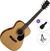 Elektro-akustična Dreadnought Cort AF510E Standard SET Open Pore Natural Elektro-akustična Dreadnought