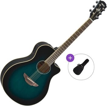 elektroakustisk gitar Yamaha APX600 Basic SET Oriental Blue Burst elektroakustisk gitar - 1