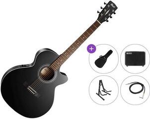 Elektroakustična jumbo Cort SFX-ME Premium SET Black Satin Elektroakustična jumbo