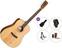 Akustikgitarre Cort EARTH 60 Premium SET Natural Gloss Akustikgitarre