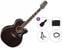 Elektroakustinen kitara Takamine GN75CE Premium SET Transparent Black Elektroakustinen kitara