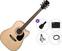 guitarra eletroacústica Cort AD880CE Premium SET Natural Satin guitarra eletroacústica