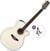elektroakustisk guitar Takamine GN37CE PW Basic SET Pearl White elektroakustisk guitar